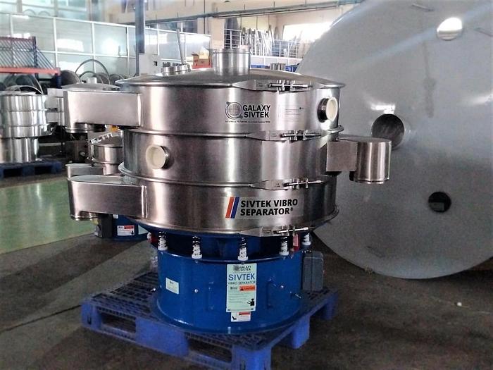 NEW 48" CIRCULAR SCREENER - S/S - 2 DECK (3 SPOUT)