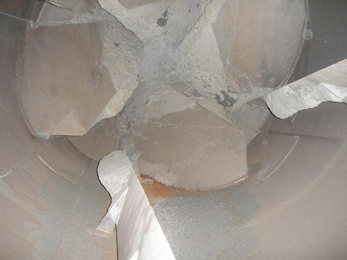 Used Mixer, Tumble, 80" x 150", C/st, Spirals, Hopper Feed #C739934