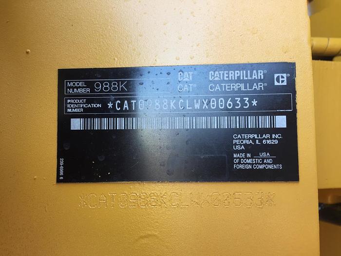 Usado 2015 Caterpillar 988K