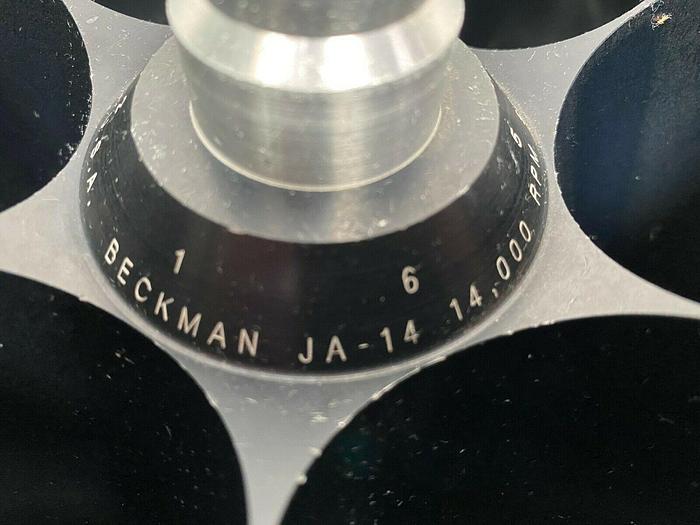 Used Beckman Coulter JA-14 Fixed-Angle Aluminum Rotor for Centrifuge 14,000 RPM
