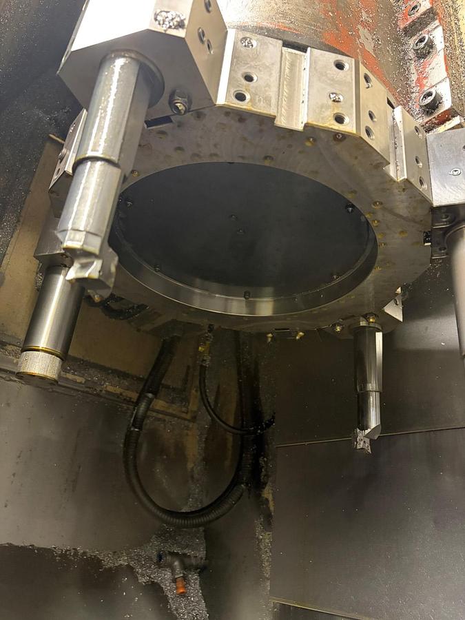 Used OKUMA & HOWA 2SP-V35 CNC TWIN-SPINDLE VERTICAL TURNING CENTER