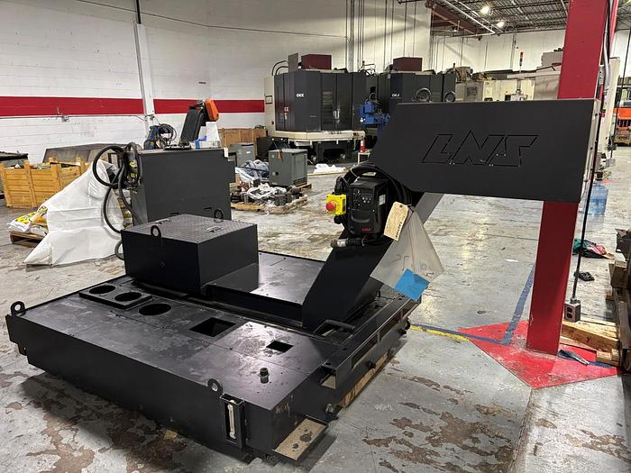 Used LNS TURBO HINGE BELT CHIP CONVEYOR