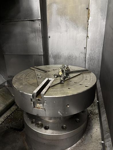 Used Okuma & Howa Model 2SP-V55 Twin Spindle CNC Vertical Turning Lathe