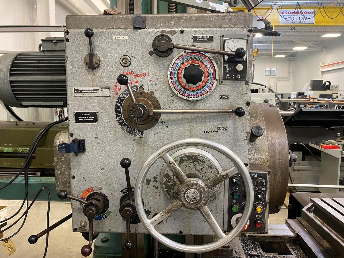 Used TOS W-100A Horizontal Boring Mill