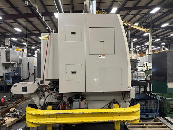 Used Okuma & Howa Model 2SP-V55 Twin Spindle CNC Vertical Turning Lathe