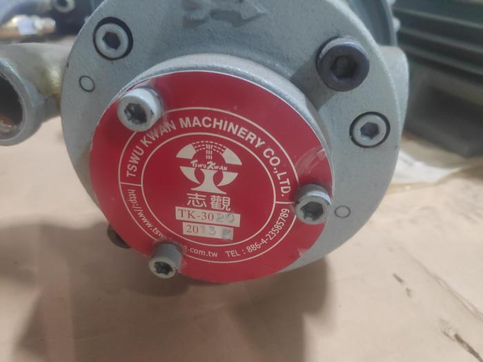 Used 2021 TSWUKWAN MACHINERY CO TK3(Motor), TK3020(Pump)