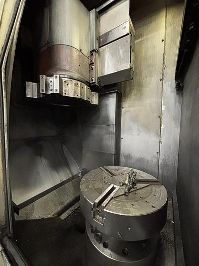 Used Okuma & Howa Model 2SP-V55 Twin Spindle CNC Vertical Turning Lathe