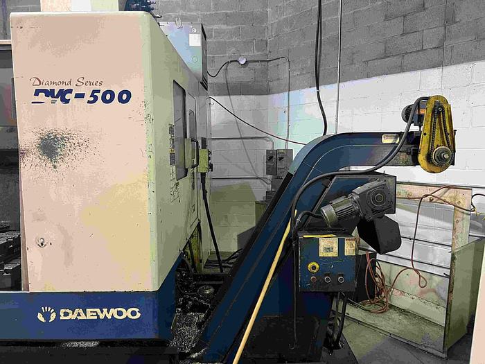 Used DAEWOO DVC 500 VERTICAL MACHINING CENTER