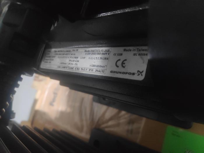 Used GRUNDFOS COOLANT PUMP AND MOTOR