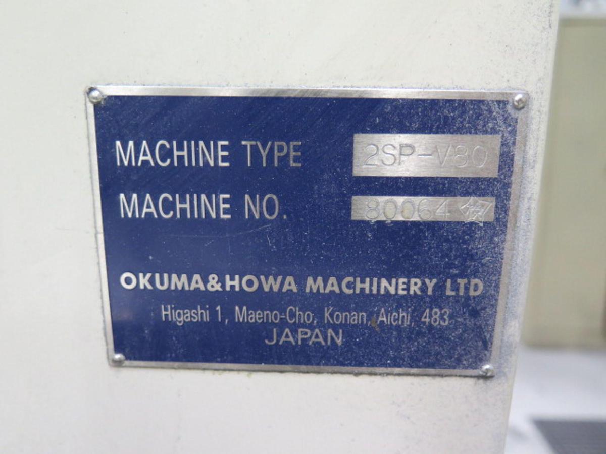 Used Okuma Howa 2SP-V80 VERTICAL TURNING LATHE