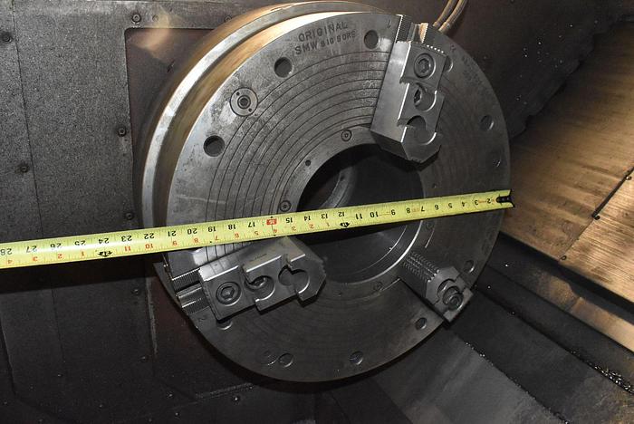 Used MAZAK SLANT TURN 50N CNC DUAL CHUCK TURNING CENTER