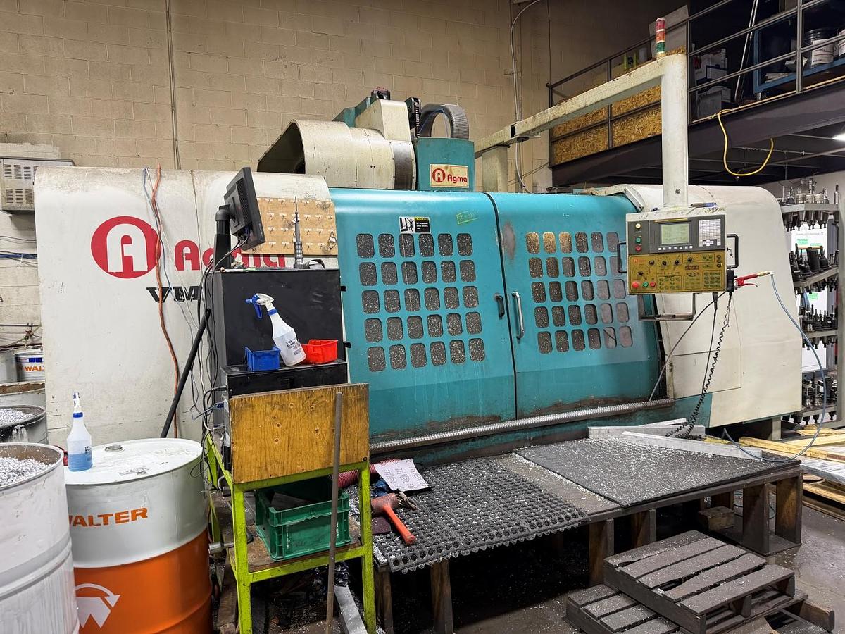 Used AGMA VMC-199 CNC VERTICAL MACHINING CENTER