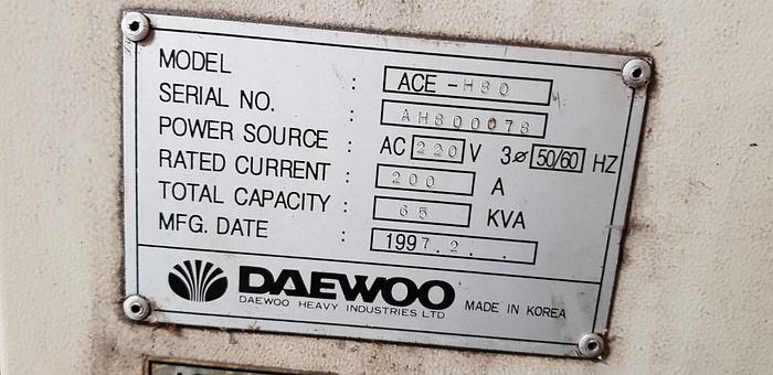 Used Daewoo ACE-H80 Horizontal Machining Center