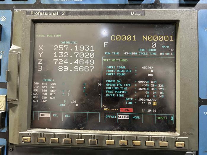 Used MAKINO A-71 HMC