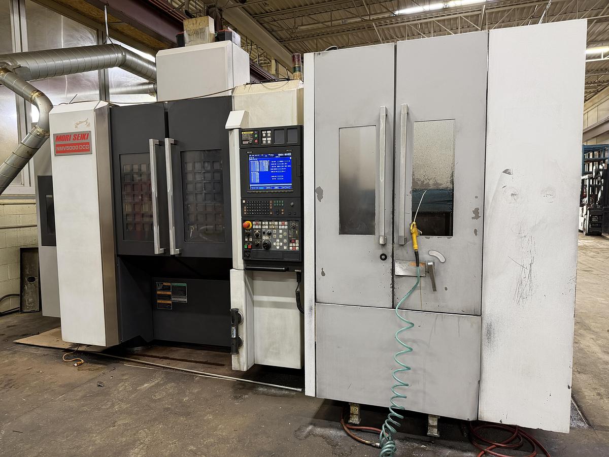 Used MORI SEIKI NMV5000 DCG 5-AXIS VERTICAL MACHINING CENTER