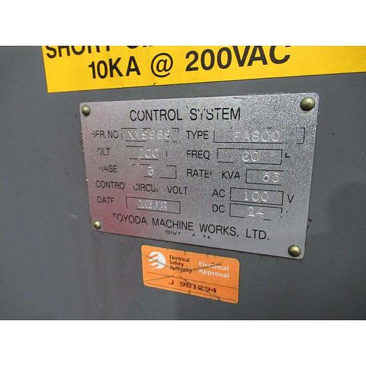 Used Toyoda FA-800 Horizontal Machining Center 