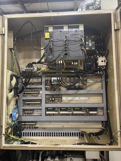 Used Okuma & Howa Model 2SP-V55 Twin Spindle CNC Vertical Turning Lathe