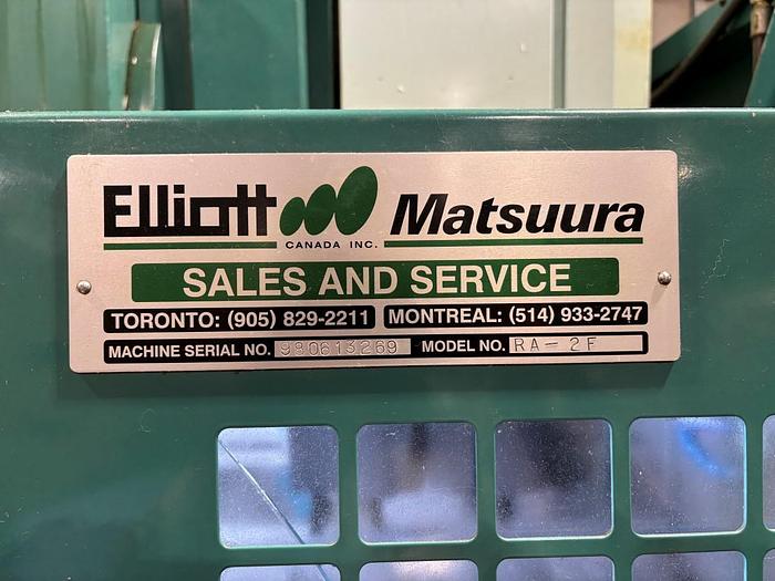 Used MATSUURA RA-2F VERTICAL MACHINING CENTER