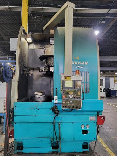 Used Doosan V850 Vertical Turning Lathe