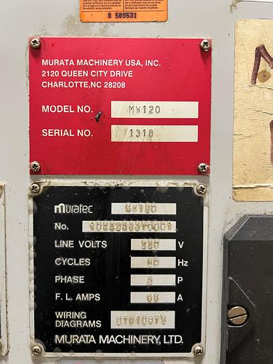 Used Muratec MW-120 Turning Center 