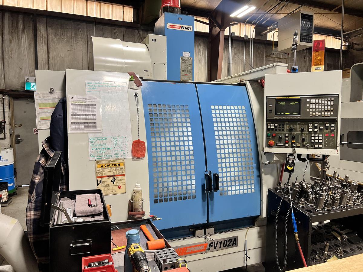 Used Supermax YCM-FV102A CNC Vertical Machining Center
