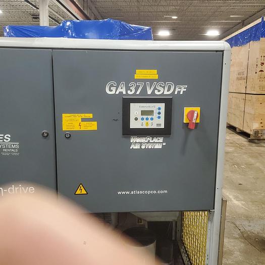 Used Atlas Copco GA37VSD + FF Compressor