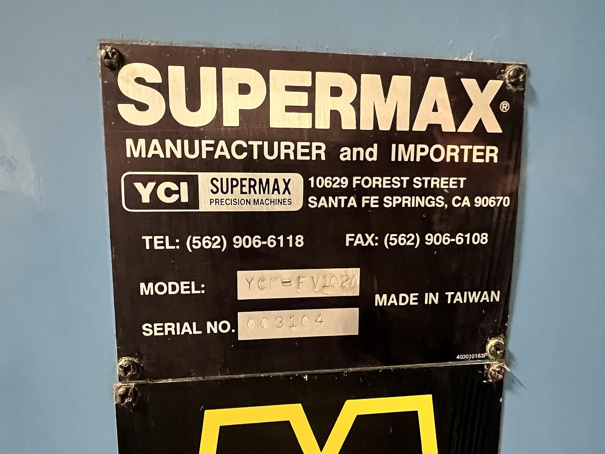 Used Supermax YCM-FV102A CNC Vertical Machining Center