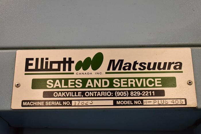 Used Matsuura  H.Plus-405 Horizontal Machining Center