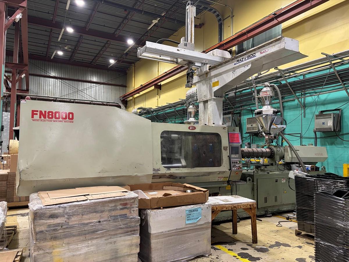 Used NISSEI FN8000 INJECTION MOLDING MACHINE