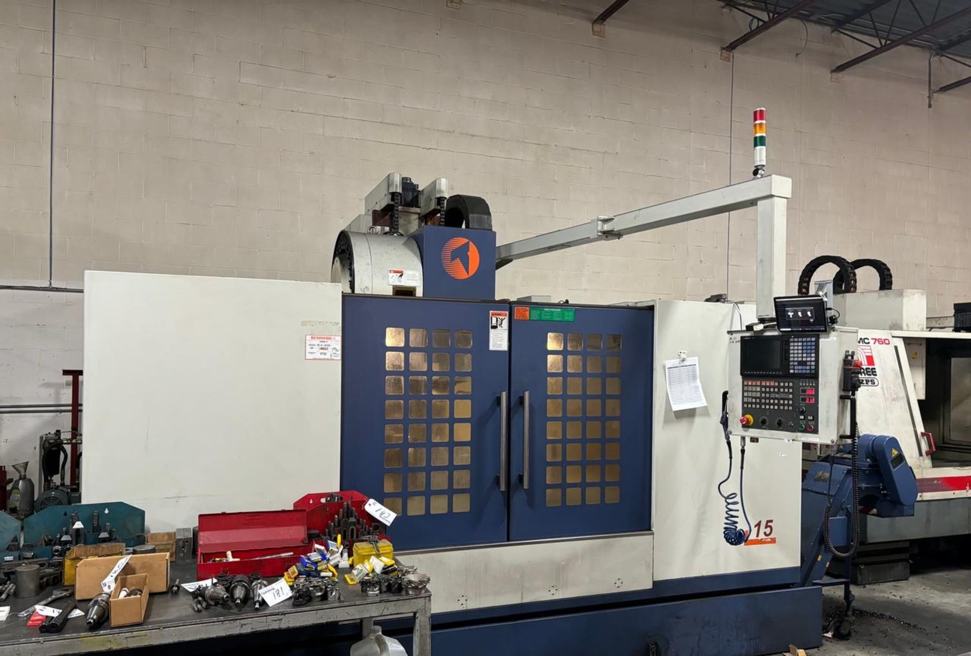 Used TAKUMI V15 VERTICAL MACHINING CENTER