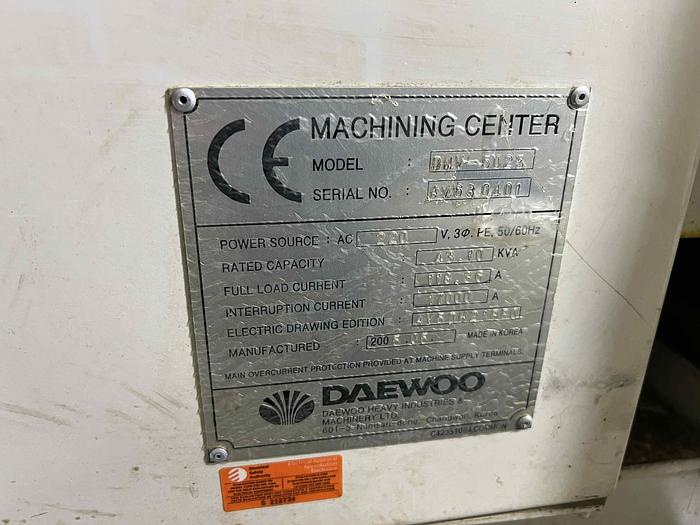Used DMV -5025 Vertical Machining Center