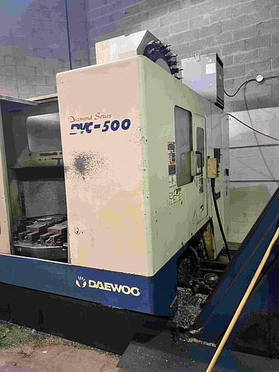 Used DAEWOO DVC 500 VERTICAL MACHINING CENTER