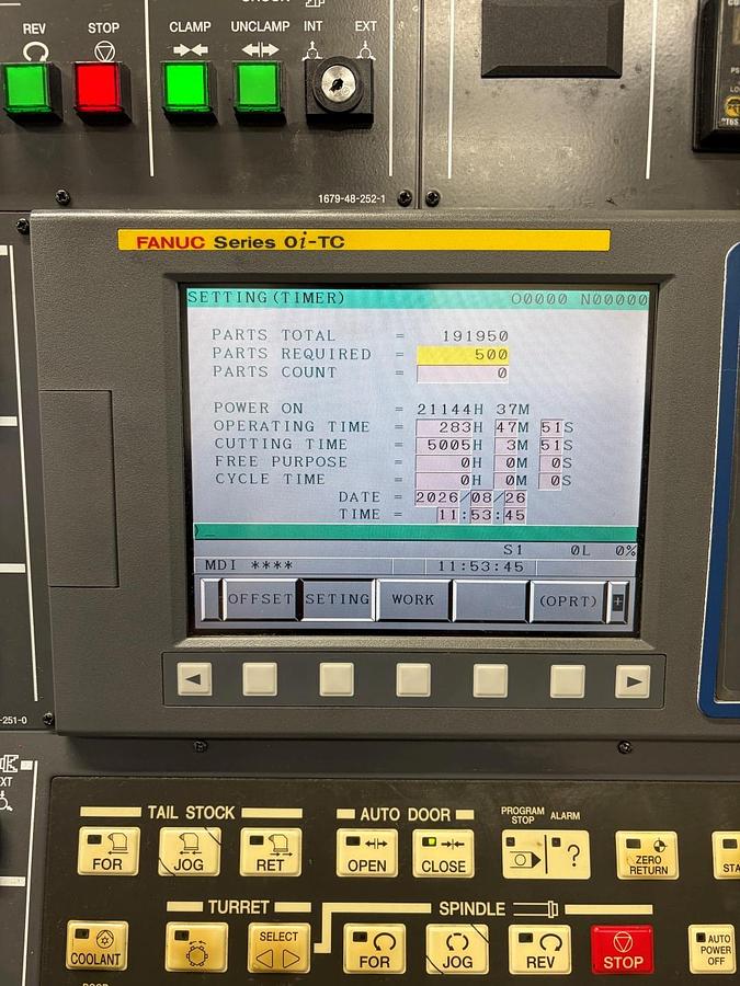 Used HYUNDAI KIA SKT21LMS CNC TURNING CENTER