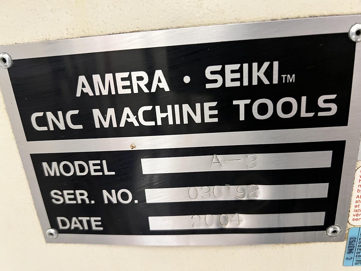 Used AMERA-SEIKI A-3 CNC VERTICAL MACHINING CENTER