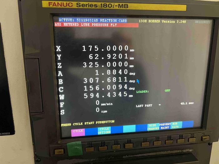 Used Gleason Pfauter 130H Gear Hobber