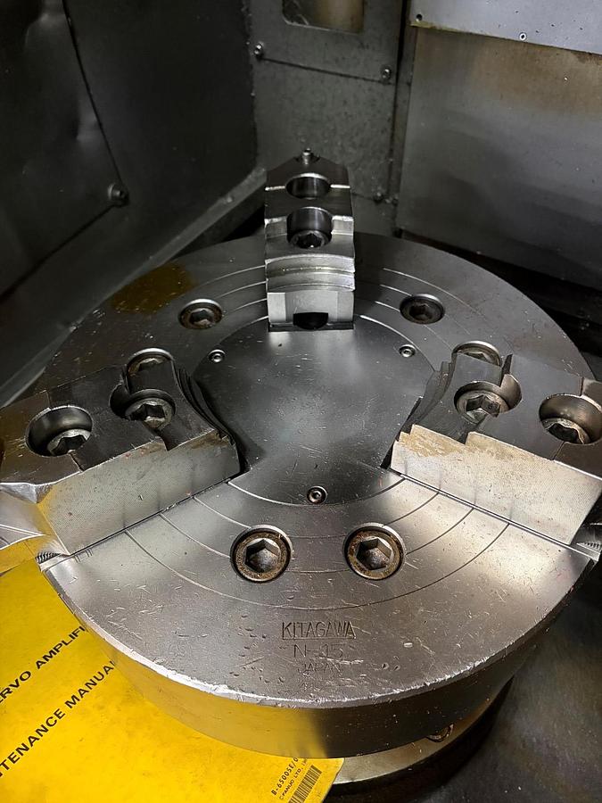 Used G-NET TWIN MERIT 15 CNC VERTICAL TURNING CENTER (TWIN SPINDLE)