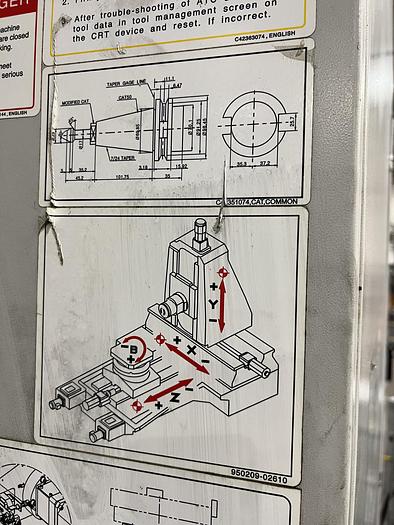 Used (2012) DOOSAN NH 8000 HORIZONTAL MACHINING CENTER