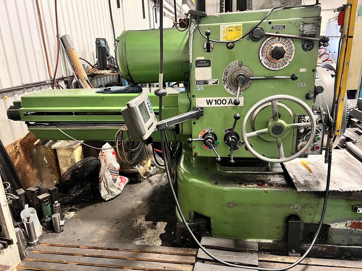 Used TOS W-100A Horizontal Boring Mill