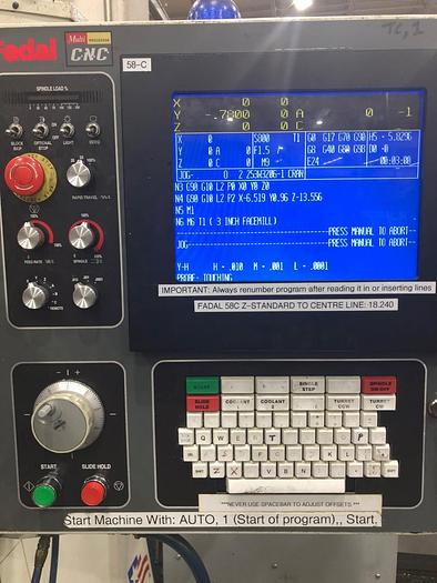 Used Fadal 4020 Vertical Machining Center 