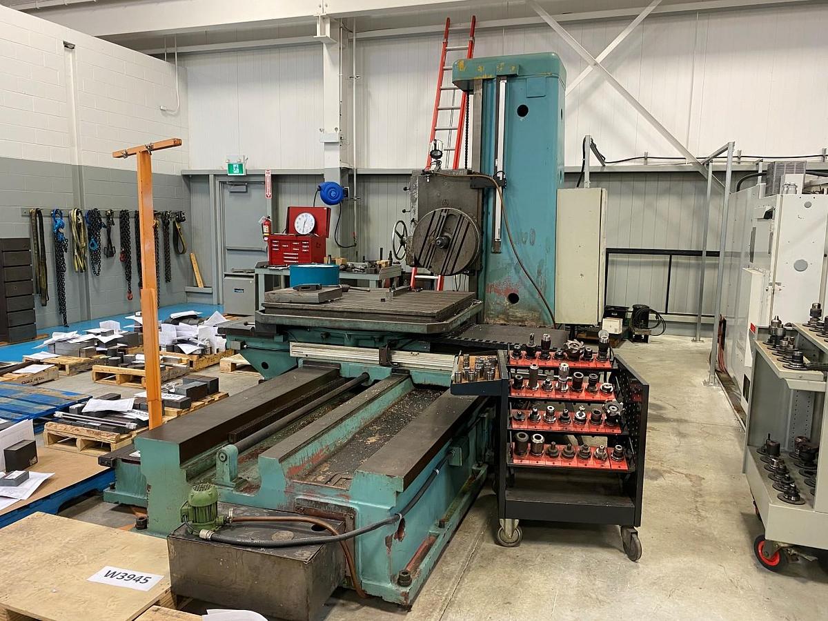 Used TOS W-100A Horizontal Boring Mill