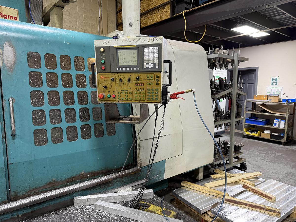 Used AGMA VMC-199 CNC VERTICAL MACHINING CENTER