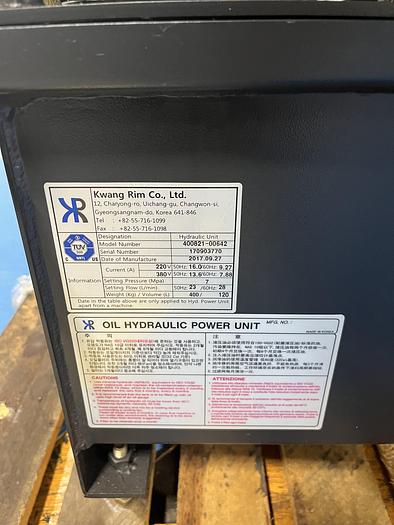 Used HYDRAULIC UNIT (400821-00642)