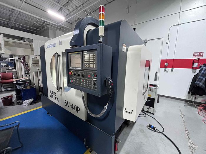 Used JOHNFORD SV-40P VERTICAL MACHINING CENTER WITH 4TH AXIS