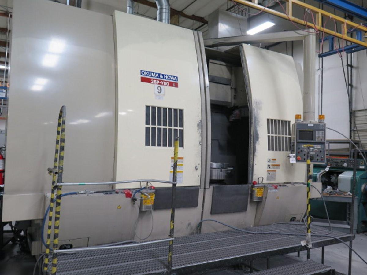 Used Okuma Howa 2SP-V80 VERTICAL TURNING LATHE