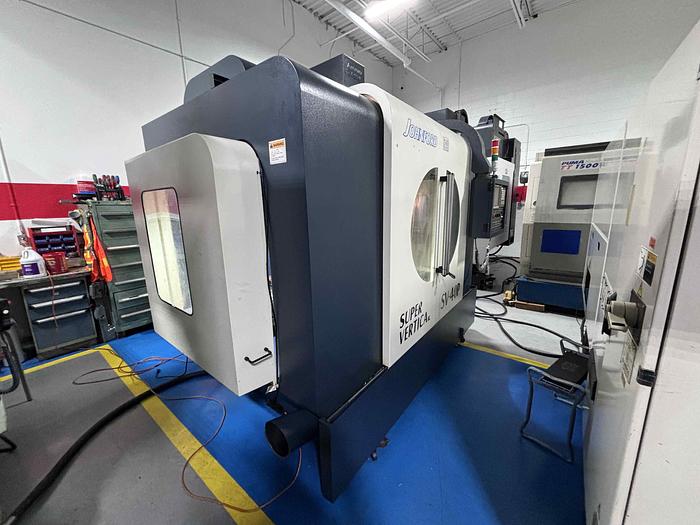 Used JOHNFORD SV-40P VERTICAL MACHINING CENTER WITH 4TH AXIS