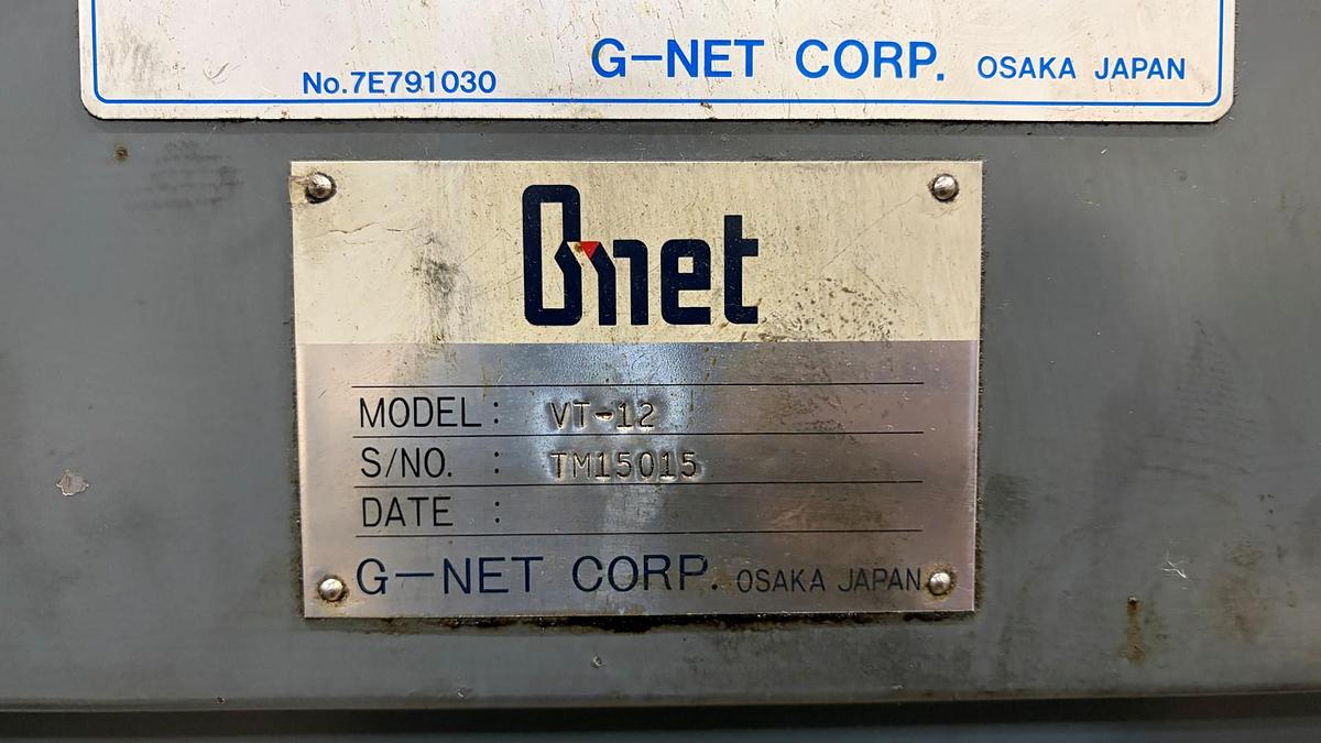 Used G-NET TWIN MERIT 15 CNC VERTICAL TURNING CENTER (TWIN SPINDLE)