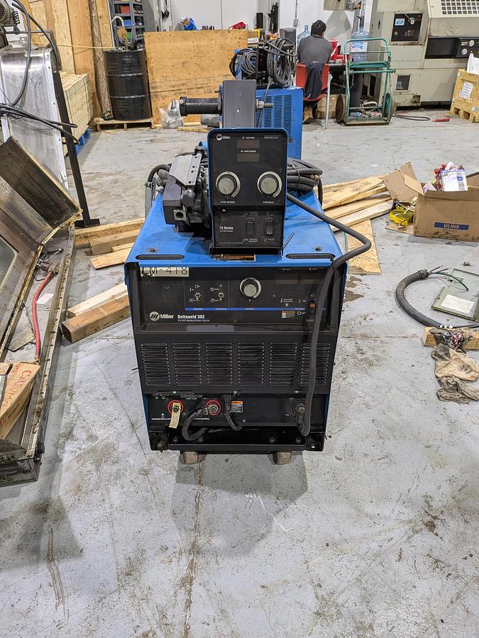 Used MILLER DELTAWELD 302 CV/DC WELDING POWER SOURCE M