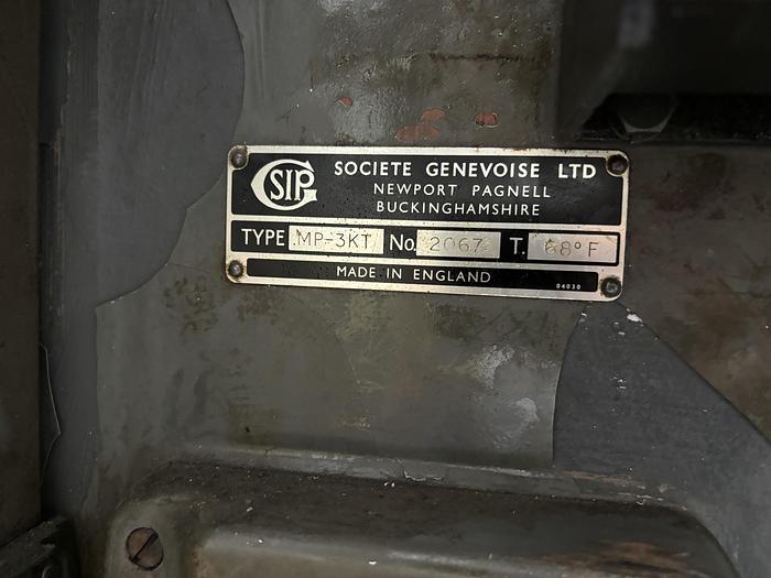 Used SIP GENEVOISE JIG BORING MACHINE (MPKT-3KT)