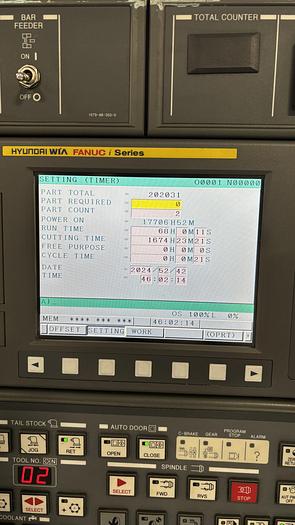 Used 2014 HYUNDAI WIA EI60A TURNING CENTER