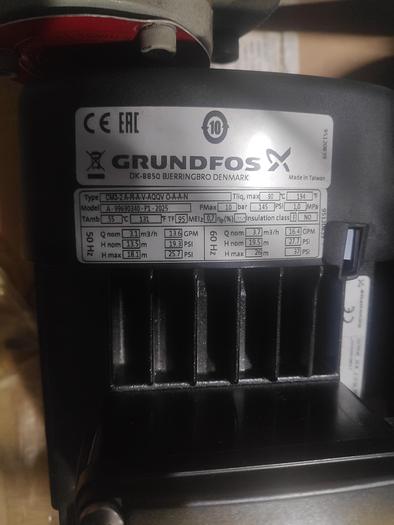 Used GRUNDFOS COOLANT PUMP AND MOTOR